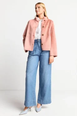 Rich & Royal Übergangsjacke Aus Fake Fur<Damen Felljacken