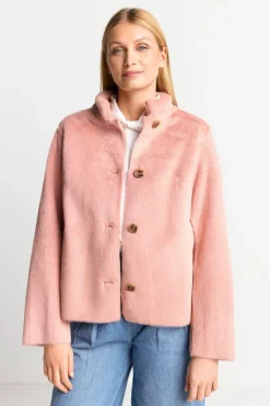 Rich & Royal Übergangsjacke Aus Fake Fur<Damen Felljacken