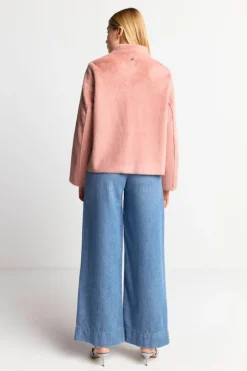 Rich & Royal Übergangsjacke Aus Fake Fur<Damen Felljacken