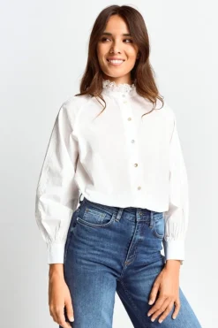 Rich & Royal Bluse Mit Rüschenkragen<Damen Casual Blusen