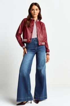Rich & Royal Bomberjacke Aus Leder<Damen Übergangsjacken