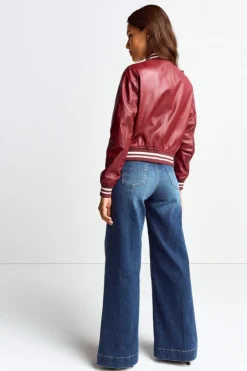 Rich & Royal Bomberjacke Aus Leder<Damen Übergangsjacken