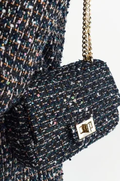 Rich & Royal Bouclé-Tasche Mit Goldkette<Damen Accessoires