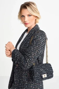 Rich & Royal Bouclé-Tasche Mit Goldkette<Damen Accessoires