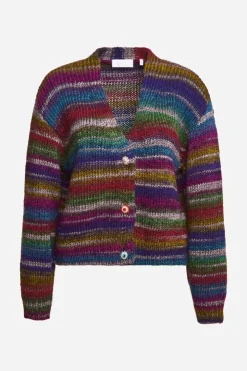 Rich & Royal Cardigan Mit Bunten Kristallknöpfen<Damen Cardigans