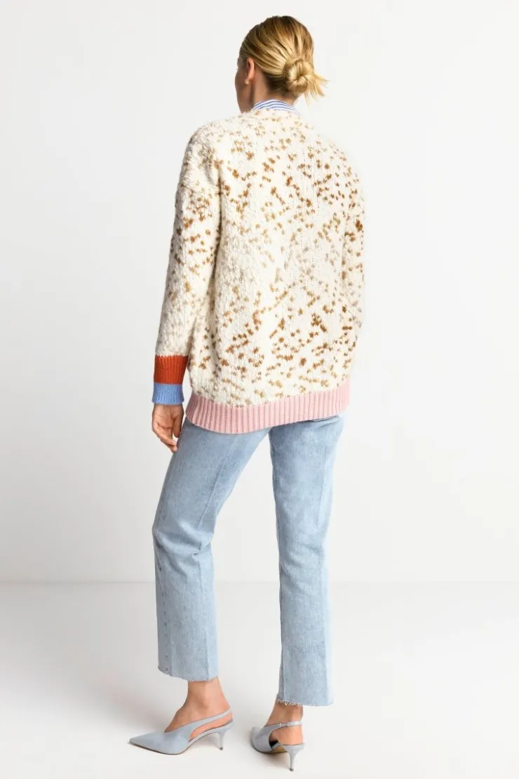 Rich & Royal Cardigan Mit Kontrastbündchen Und Schleife<Damen Cardigans