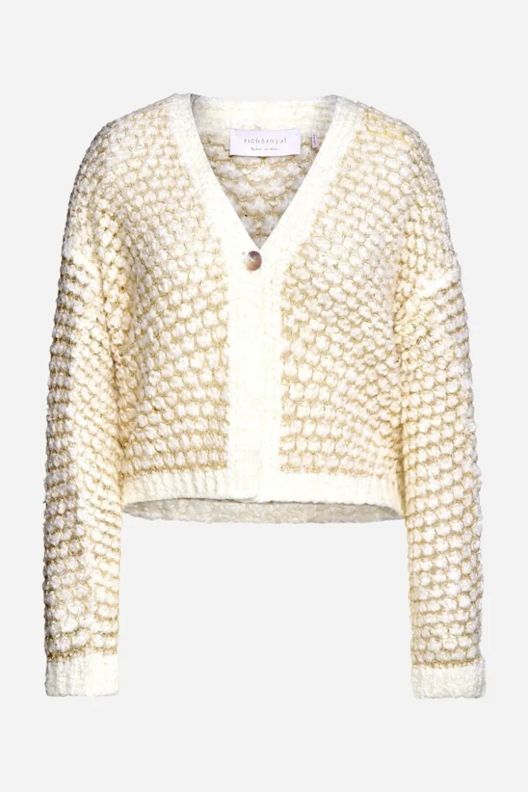 Rich & Royal Cardigan Mit Perlmuttknopf<Damen Cardigans
