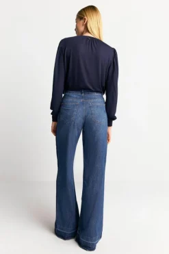 Rich & Royal Chiffonbluse Mit Rundhalsausschnitt<Damen Casual Blusen