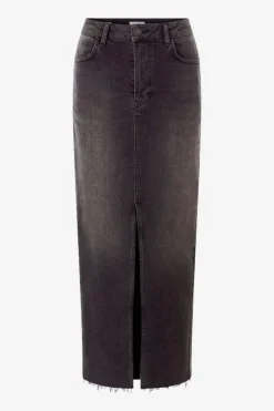 Rich & Royal Denim-Rock Mit Schlitz<Damen Midiröcke