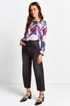 Rich & Royal Fließende Schlupfbluse<Damen Casual Blusen