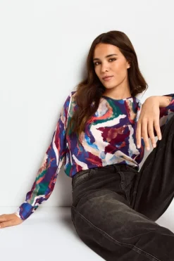 Rich & Royal Fließende Schlupfbluse<Damen Casual Blusen