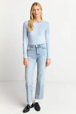 Rich & Royal Gestreiftes Rib-Longsleeve<Damen Longsleeves
