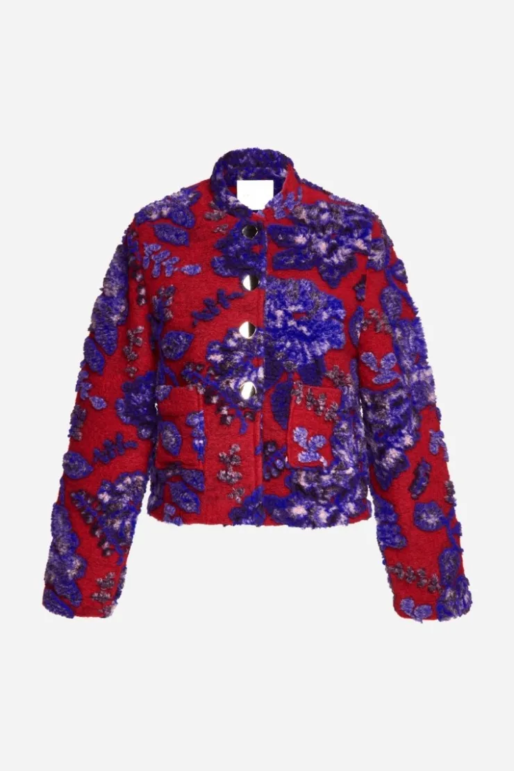 Rich & Royal Jacke Mit Floralem Muster<Damen Felljacken|Übergangsjacken