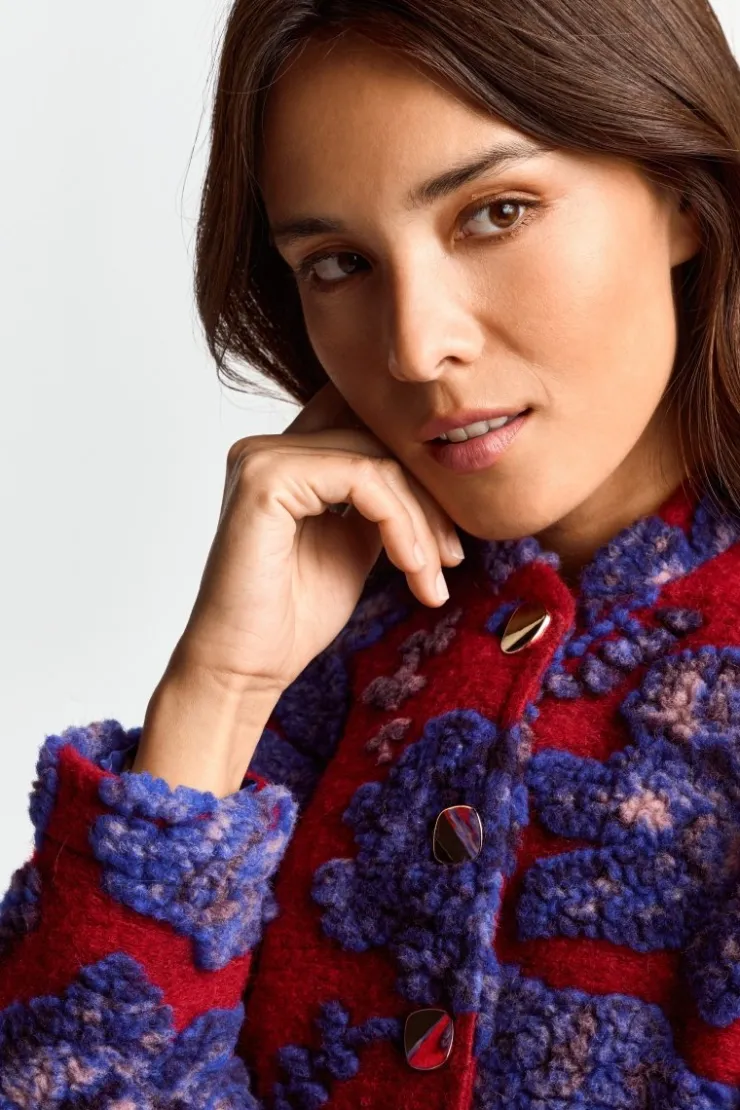 Rich & Royal Jacke Mit Floralem Muster<Damen Felljacken|Übergangsjacken
