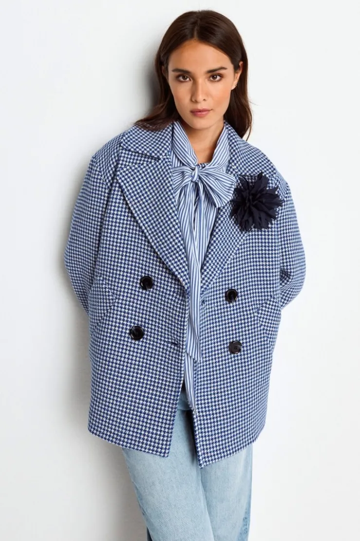 Rich & Royal Jacke Mit Hahnentrittmuster<Damen Übergangsjacken