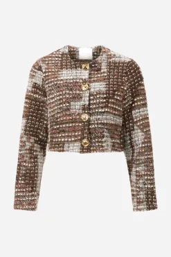 Rich & Royal Kurze Bouclé-Jacke<Damen Übergangsjacken|Bouclé-Jacken