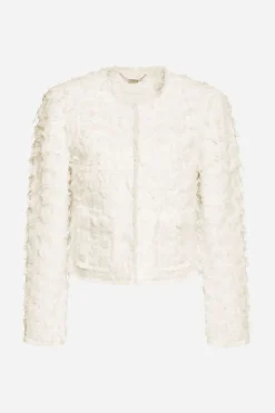 Rich & Royal Kurze Jacke Mit Fransiger Struktur<Damen Übergangsjacken|Casual Blazer