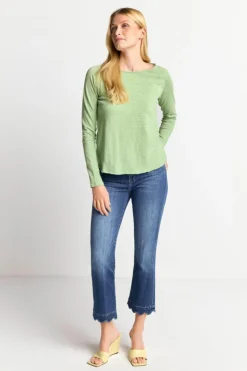 Rich & Royal Longsleeve Aus Baumwolle Mit Offenen Kanten<Damen Longsleeves