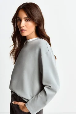 Rich & Royal Longsleeve Aus Supersoftem Jersey<Damen Sweat|Longsleeves