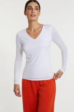 Rich & Royal Longsleeve Mit V-Neck<Damen Longsleeves