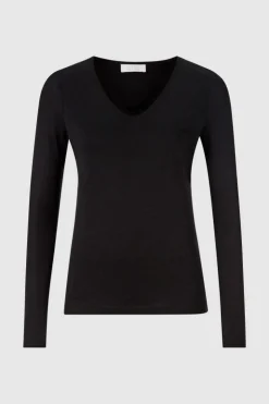 Rich & Royal Longsleeve Mit V-Neck<Damen Longsleeves