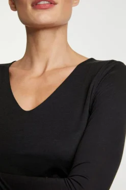 Rich & Royal Longsleeve Mit V-Neck<Damen Longsleeves