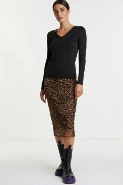 Rich & Royal Longsleeve Mit V-Neck<Damen Longsleeves