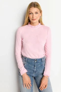 Rich & Royal Longsleeve Mit Frill-Kragen<Damen Longsleeves