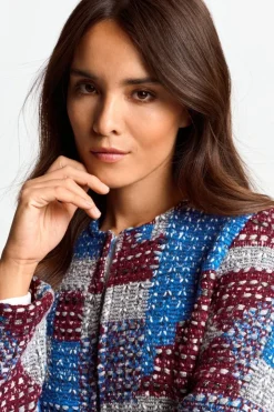 Rich & Royal Mehrfarbige Bouclé-Jacke<Damen Übergangsjacken|Bouclé-Jacken
