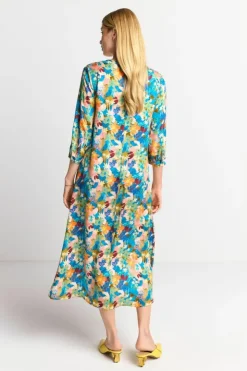 Rich & Royal Midikleid Mit Buntem Blumenprint<Damen Midikleider