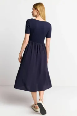 Rich & Royal Midikleid Mit Logostickerei<Damen Midikleider