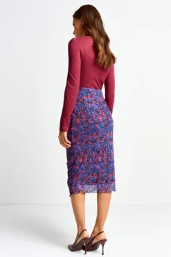 Rich & Royal Midirock Mit Floralem Allover-Print<Damen Midiröcke