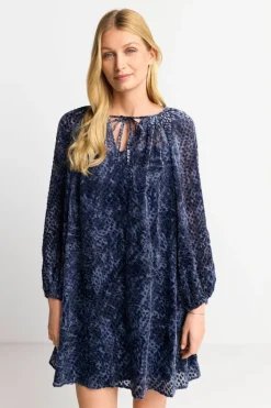 Rich & Royal Mini-Blusenkleid Aus Samt<Damen Minikleider