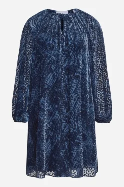 Rich & Royal Mini-Blusenkleid Aus Samt<Damen Minikleider