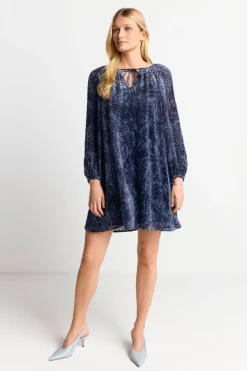 Rich & Royal Mini-Blusenkleid Aus Samt<Damen Minikleider
