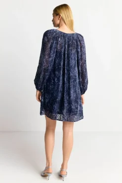 Rich & Royal Mini-Blusenkleid Aus Samt<Damen Minikleider