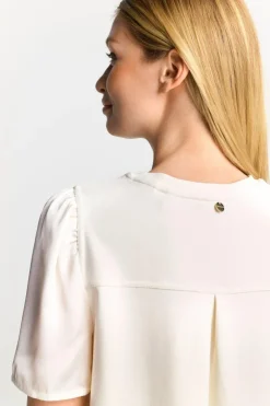 Rich & Royal Minikleid Mit Seidigen Puffärmeln<Damen Minikleider