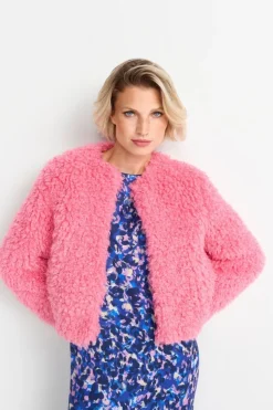 Rich & Royal Offene Kunstfelljacke<Damen Felljacken