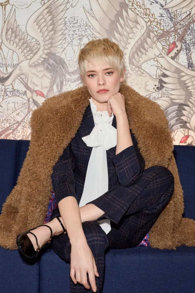 Rich & Royal Oversized-Mantel Aus Kustfell<Damen Felljacken