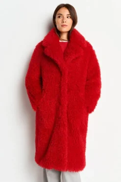 Rich & Royal Oversized-Mantel Aus Kustfell<Damen Felljacken