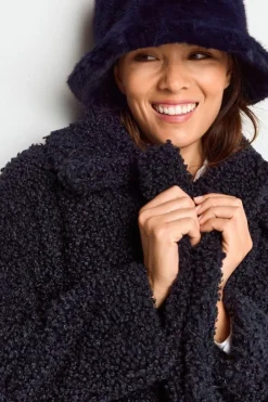 Rich & Royal Oversized-Mantel Aus Teddyfell<Damen Felljacken