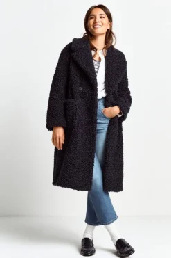 Rich & Royal Oversized-Mantel Aus Teddyfell<Damen Felljacken