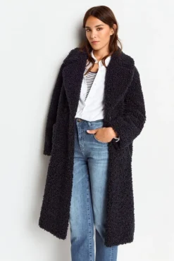 Rich & Royal Oversized-Mantel Aus Teddyfell<Damen Felljacken