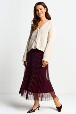 Rich & Royal Plisseerock In Midilänge<Damen Midiröcke|Plisseeröcke
