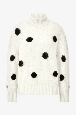 Rich & Royal Pullover Mit Blauen Polka Dots<Damen Pullover