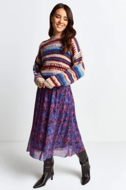 Rich & Royal Pullover Mit Bunten Streifen<Damen Pullover