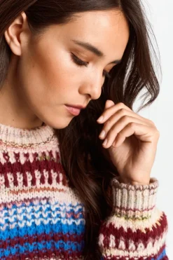 Rich & Royal Pullover Mit Bunten Streifen<Damen Pullover