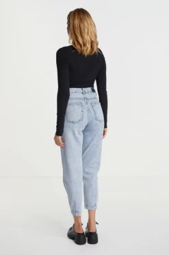 Rich & Royal Rib-Longsleeve Mit Rundhals<Damen Longsleeves