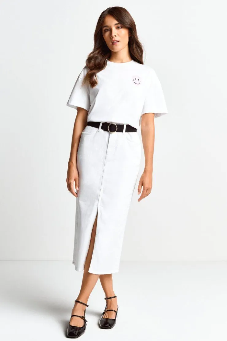 Rich & Royal Statement-Shirt Mit Crew-Neck<Damen T-Shirts