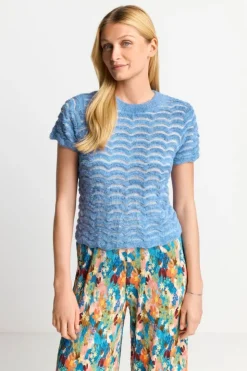 Rich & Royal Strick-Shirt Mit Paillettendetails<Damen Shirts|T-Shirts
